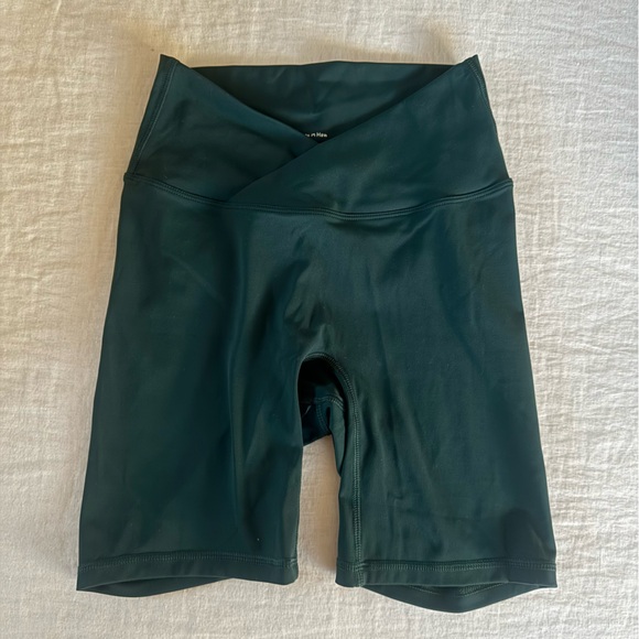 Iwa company biker shorts in turquoise - Picture 1 of 2